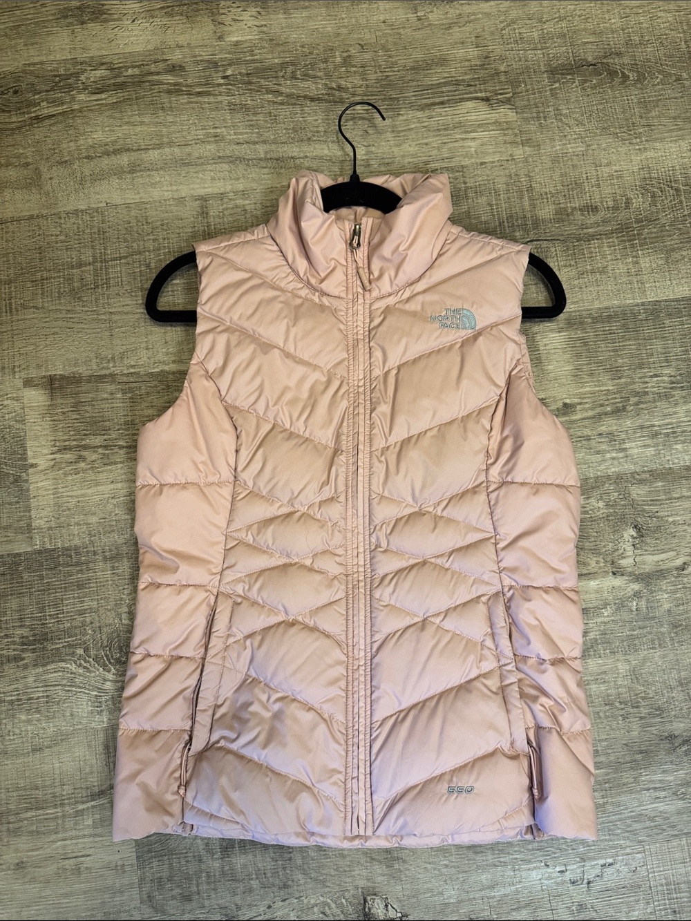 The North Face Women's Light Pink Quilted Down Vest